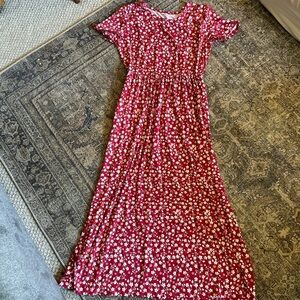 Women’s floral print maxi dress